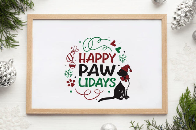 Happy Paw Lidays SVG Angelina750 