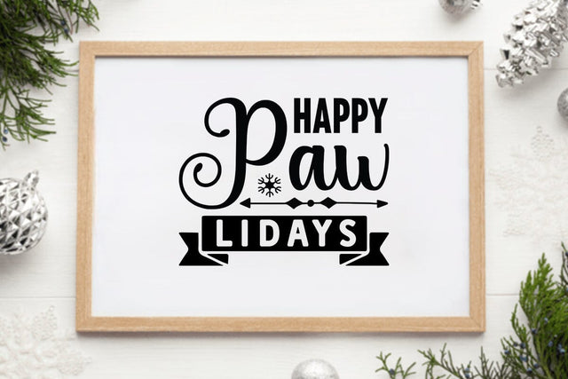 Happy Paw Lidays SVG Angelina750 