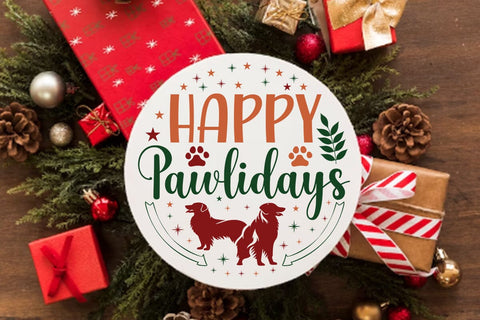 Happy pawlidays SVG Angelina750 