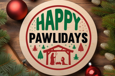 Happy pawlidays SVG Angelina750 