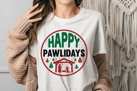 Happy pawlidays SVG Angelina750 