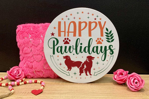 Happy pawlidays SVG Angelina750 