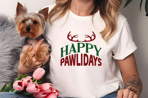 Happy pawlidays SVG Angelina750 