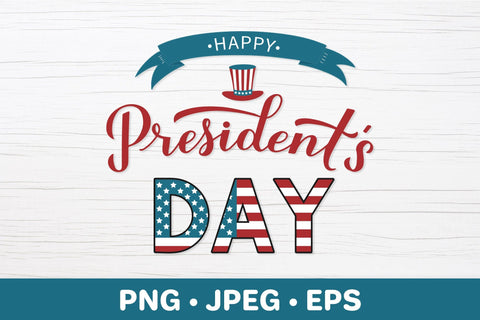 Happy Presidents Day. American Patriotic sublimation design Sublimation LaBelezoka 