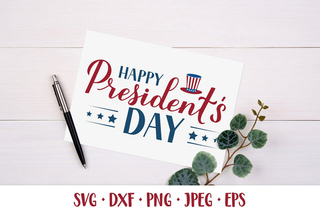 Happy Presidents Day SVG. USA holiday. Patriotic design SVG LaBelezoka 