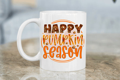 Happy pumpkin season Sublimation Design Sublimation Regulrcrative 