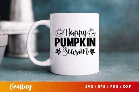 Happy pumpkin season svg Design SVG Designangry 