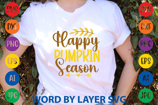 Happy Pumpkin Season SVG DESIGN SVG Rafiqul20606 