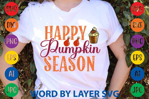 Happy Pumpkin Season SVG DESIGN SVG Rafiqul20606 