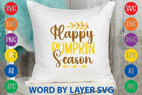 Happy Pumpkin Season SVG DESIGN SVG Rafiqul20606 