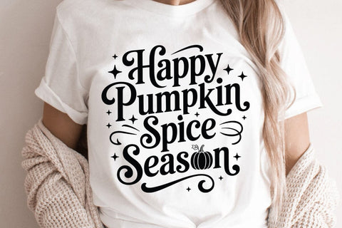 Happy Pumpkin Spice SVG Angelina750 