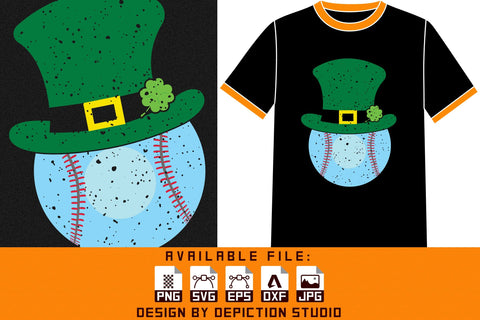 Happy Saint Patrick's Day T-Shirt, St.Patrick's Day Baseball Shirt Print Template Sketch DESIGN Depiction Studio 