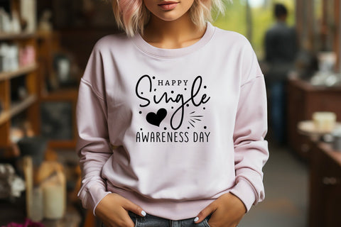 Happy Single Awareness Day, Anti Valentine SVG SVG CraftLabSVG 