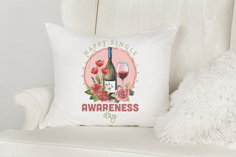 Happy Single Awareness Day Sublimation Sublimation CraftLabSVG 