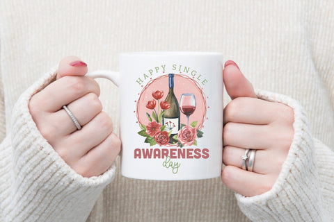 Happy Single Awareness Day Sublimation Sublimation CraftLabSVG 