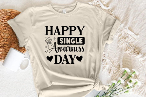 Happy single awarness day SVG Angelina750 