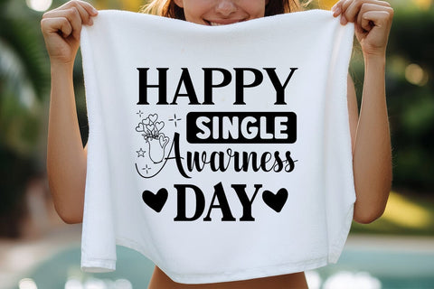 Happy single awarness day SVG Angelina750 