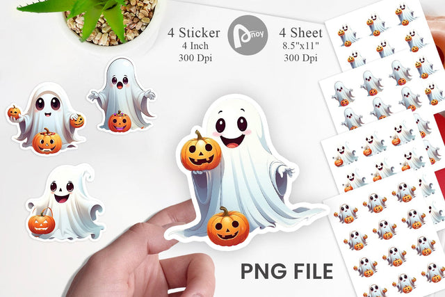 Happy Spook Sticker Sublimation artnoy 