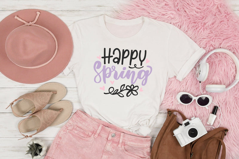 Happy Spring SVG SVG dapiyupi store 