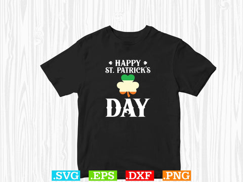 Happy St Patrick’s Day Gift T-shirt Design SVG Creativeart88 