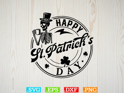 Happy St Patrick’s Day Gift T-shirt Design SVG Creativeart88 