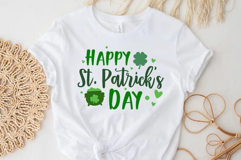 Happy St patrick's Day Quote SVG Tshirt Design, Irish svg SVG FiveStarCrafting 