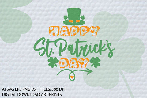 Happy St. Patrick's Day St Pawtrick's Cats png, Funny St Patrick's png, St Patrick's Day png, Irish Shamrock png, Sublimation Creativeart88 