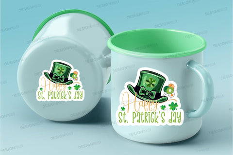 Happy st patricks day Sticker Design Sublimation Regulrcrative 