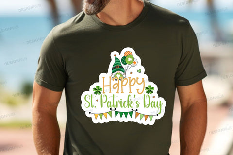 Happy st patricks day Sticker Design Sublimation Regulrcrative 