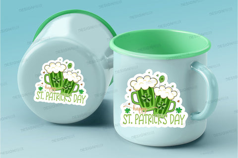 Happy st patricks day Sticker Design Sublimation Regulrcrative 
