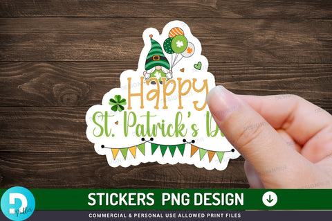 Happy st patricks day Sticker Design Sublimation Regulrcrative 