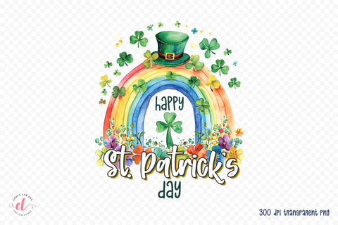 Happy St. Patrick's Day Sublimation PNG Sublimation CraftLabSVG 
