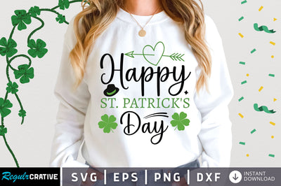 happy st patricks day Svg Design SVG Regulrcrative 