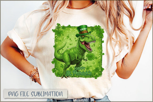 Happy St.Pat-Rex Day Sublimation Sublimation Shetara Begum 