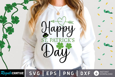 happy stpatricks day svg Design SVG Regulrcrative 