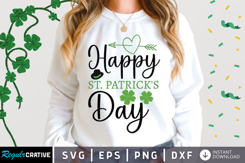happy stpatricks day svg Design SVG Regulrcrative 