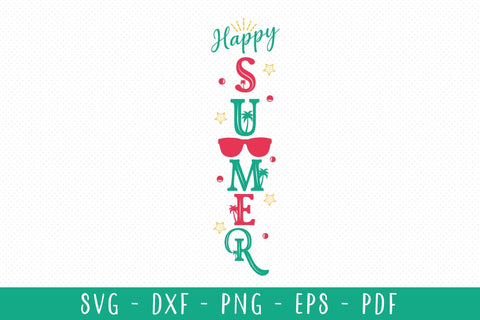 Happy Summer - Summer Porch Sign SVG SVG CraftLabSVG 