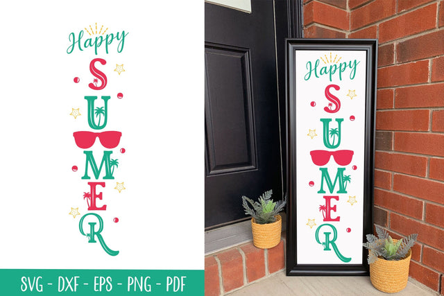 Happy Summer - Summer Porch Sign SVG SVG CraftLabSVG 