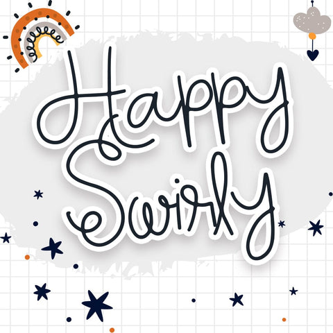 Happy Swirly Font Dm Letter Studio 