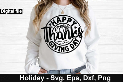 Happy thanks giving day svg, Fall thanks giving svg, Thanks giving t shirt, fall t shirt, pumpkin t shirt, Thanks giving mug svg SVG Isabella Machell 