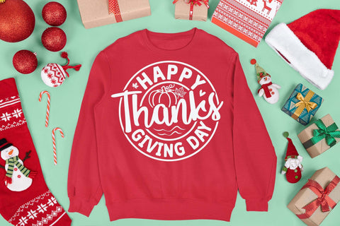 Happy thanks giving day svg, Fall thanks giving svg, Thanks giving t shirt, fall t shirt, pumpkin t shirt, Thanks giving mug svg SVG Isabella Machell 