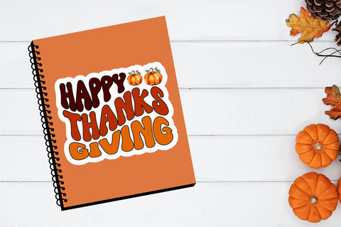 Happy thanks giving Stickers Design Sublimation Regulrcrative 