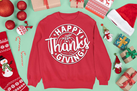 Happy thanks giving svg, Fall thanks giving svg, Thanks giving t shirt, fall t shirt, pumpkin t shirt, Thanks giving mug svg SVG Isabella Machell 