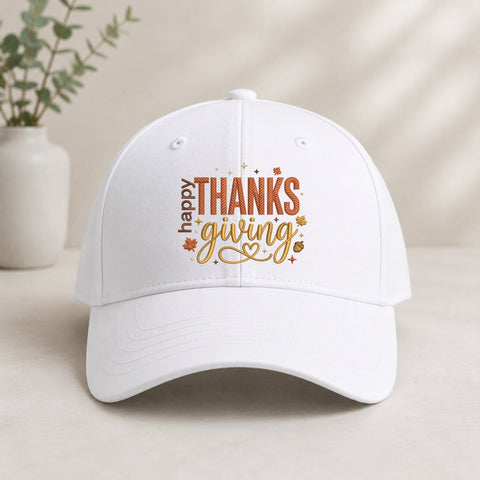Happy Thanksgiving Machine Embroidery Design PES DST Stitch Pattern Files Embroidery/Applique DESIGNS PatternFeed8 