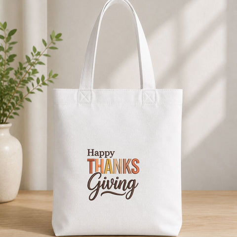 Happy Thanksgiving Machine Embroidery Design – Thanksgiving Quote Embroidery File Embroidery/Applique DESIGNS PatternFeed8 