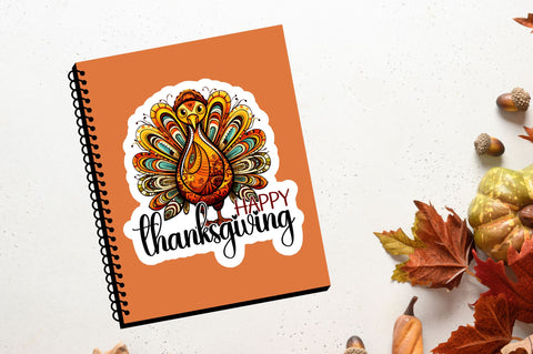 Happy thanksgiving Sticker Design Sublimation Regulrcrative 