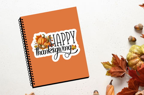 Happy thanksgiving Sticker Design Sublimation Regulrcrative 