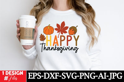 Happy Thanksgiving SVG Cut File SVG Insomnia Std 