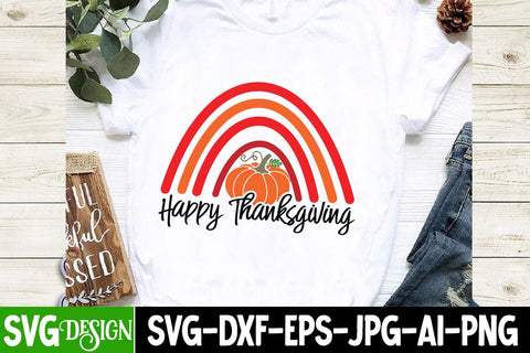 Happy Thanksgiving SVG Design, Happy Thanksgiving Sublimation PNG, all Farmhouse SVG Cut File , Fall Farmhouse SVG Quotes , Fall SVG Cut File, Autumn SVG Cut File SVG BlackCatsMedia 