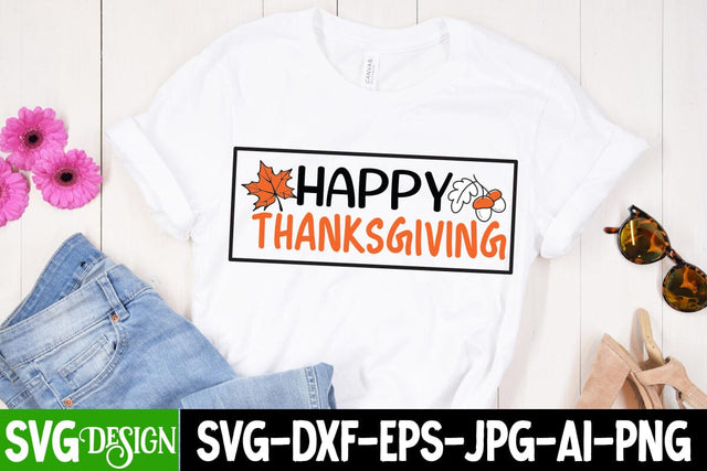 Happy Thanksgiving SVG Design, Happy Thanksgiving Sublimation PNG,Fall Farmhouse SVG Cut File , Fall Farmhouse SVG Quotes , Fall SVG Cut File, Autumn SVG Cut File SVG BlackCatsMedia 